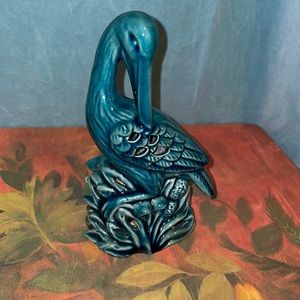 Ceramic glazed bird -scents holder